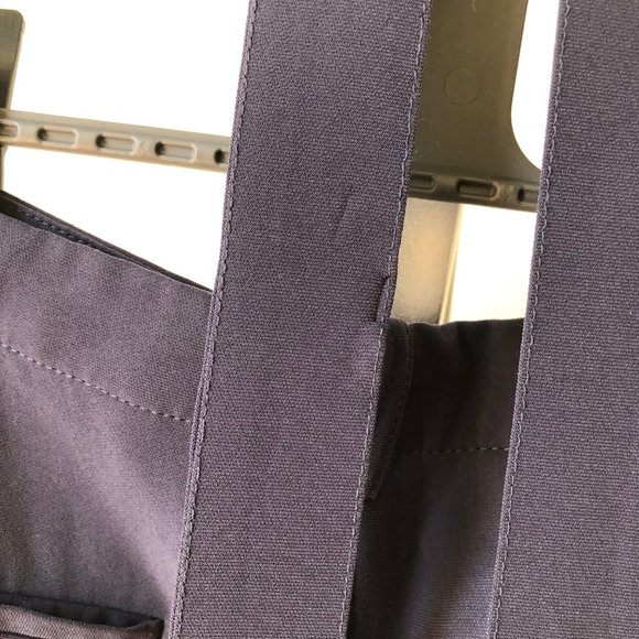 Theory Wide Leg Navy Dress Pants with Belt - Picture 6 of 6